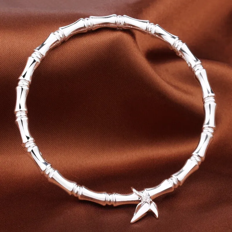 Hui Xuan Charm 999 Fine Silver Bangles Women's-2