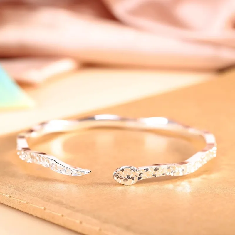 Hui Xuan Charm 999 Fine Silver Sterling Silver Bracelets Women's-3