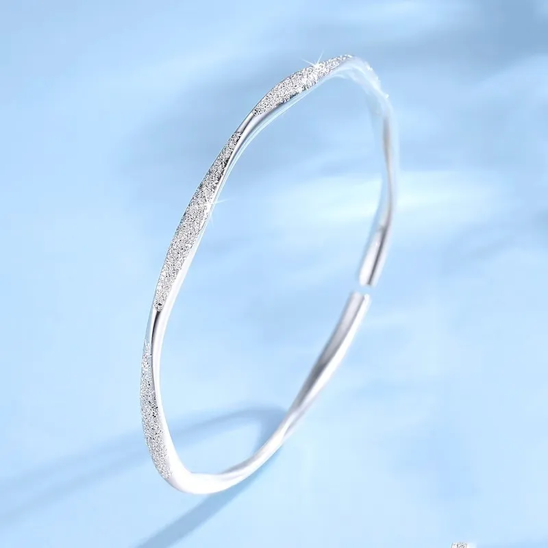 Hui Xuan Charm 999 Fine Silver Bangles Women's-1
