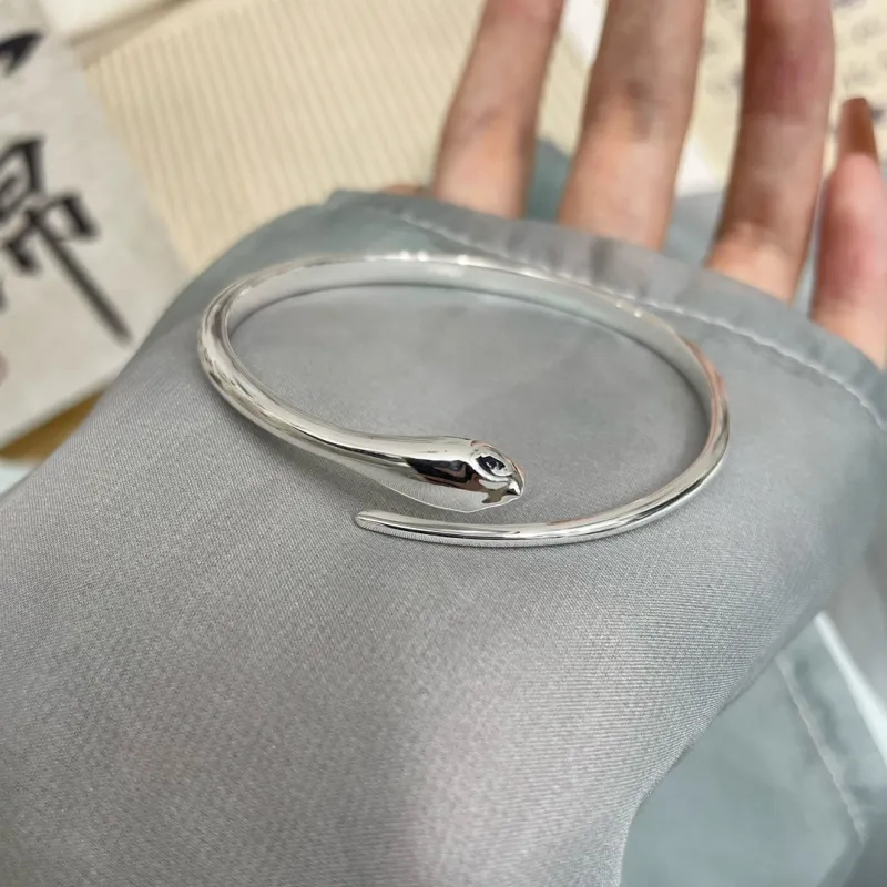 Hui Xuan Charm 999 Fine Silver Bangles Women's-5