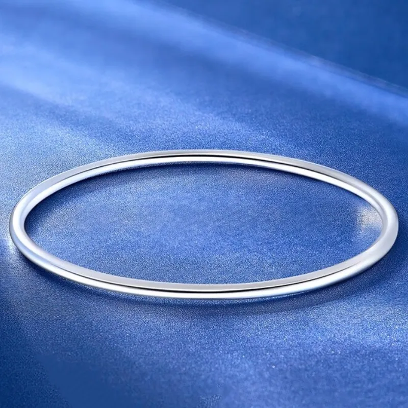 Hui Xuan Charm 999 Fine Silver Bangles Women's-5