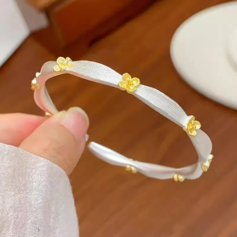 Hui Xuan Charm 999 Fine Silver Bangles Women's-6