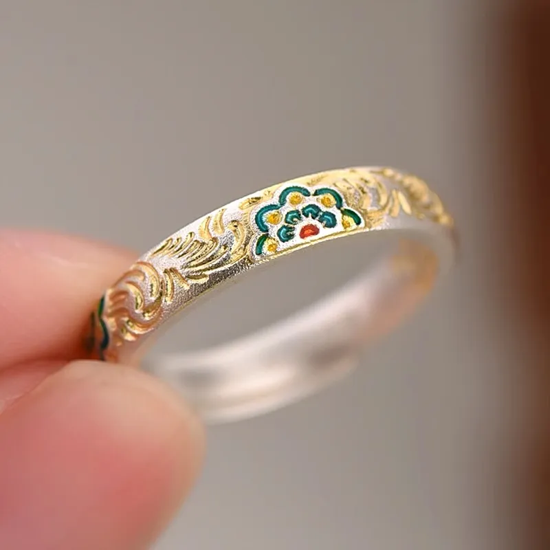 Hui Xuan Charm 999 Fine Silver Rings Women's-3