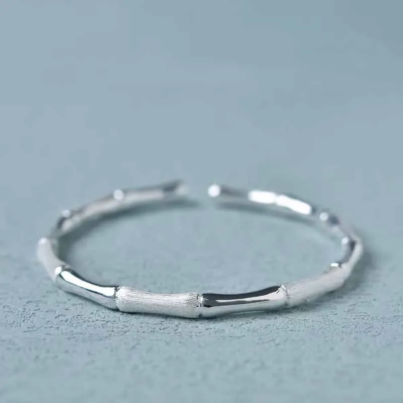 Hui Xuan Charm 999 Fine Silver Bangles Women's-1