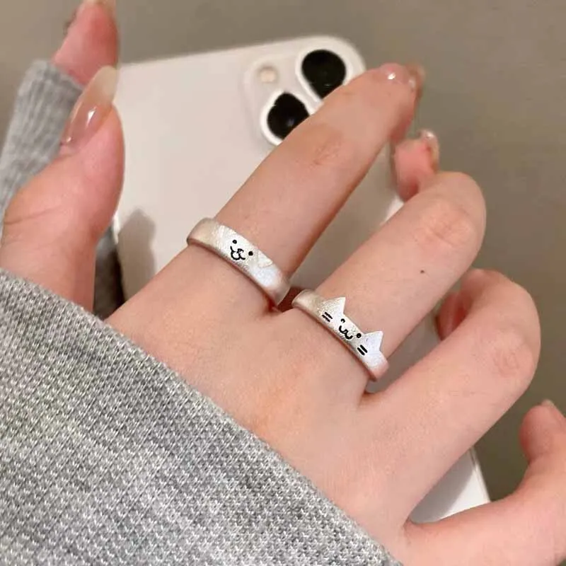 Hui Xuan Charm 990 Silver Rings Unisex-1