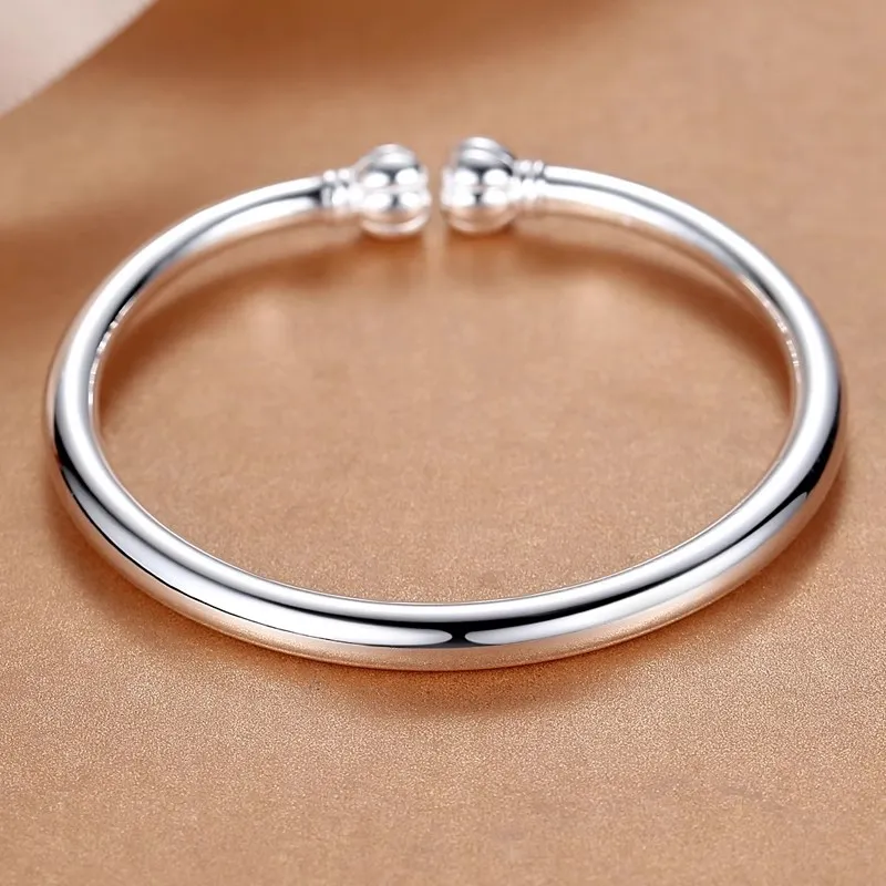 Hui Xuan Charm 999 Fine Silver Bangles Women's-2