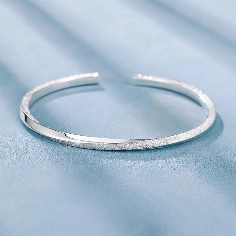 Hui Xuan Charm 999 Fine Silver Bangles Women's-1