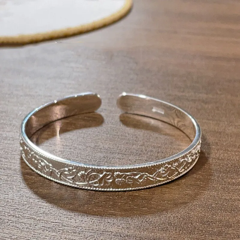 Hui Xuan Charm S 999 Fine Silver Sterling Silver Bracelets Women's-3