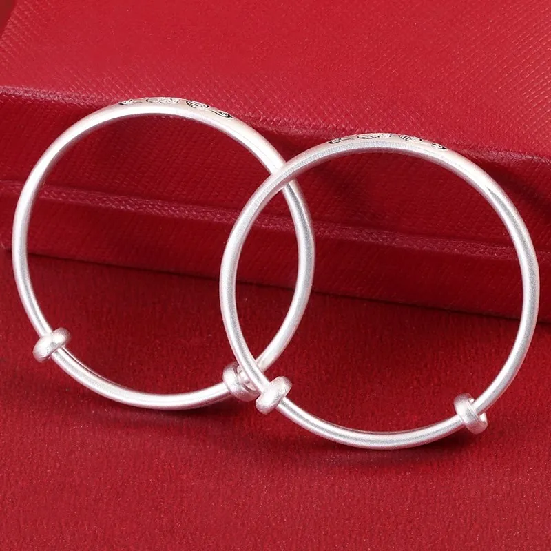 Hui Xuan Charm 999 Fine Silver Bangles Kids'-2