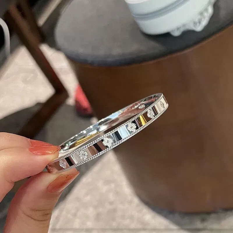 Hui Xuan Charm 999 Fine Silver Bangles Women's-4