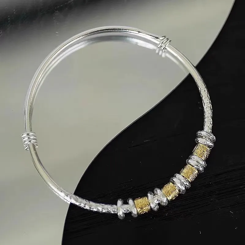 Hui Xuan Charm 999 Fine Silver Bangles Women's-3