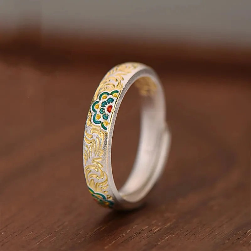 Hui Xuan Charm 999 Fine Silver Rings Women's-1