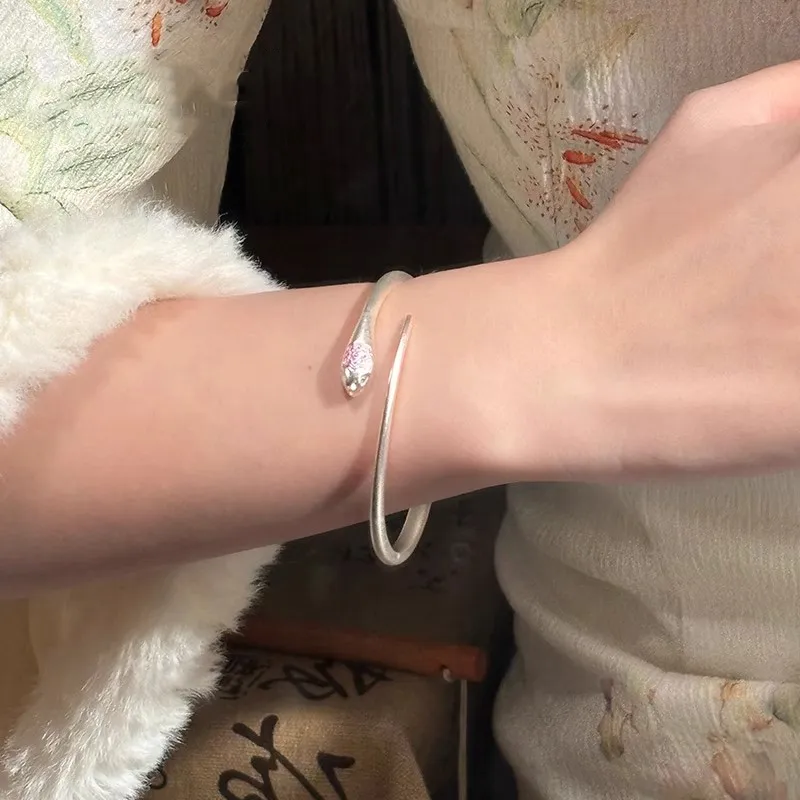 Hui Xuan Charm 999 Fine Silver Sterling Silver Bracelets Women's-4