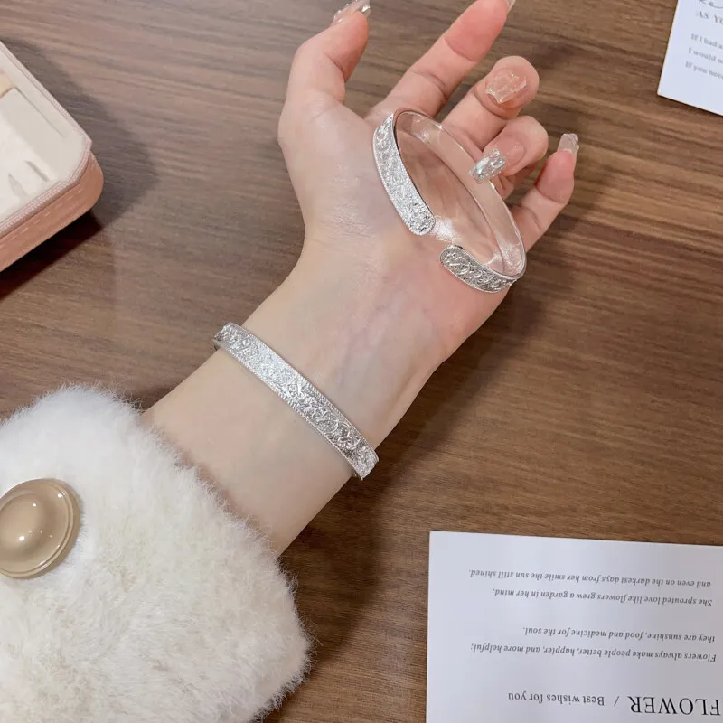 Hui Xuan Charm S 999 Fine Silver Sterling Silver Bracelets Women's-1