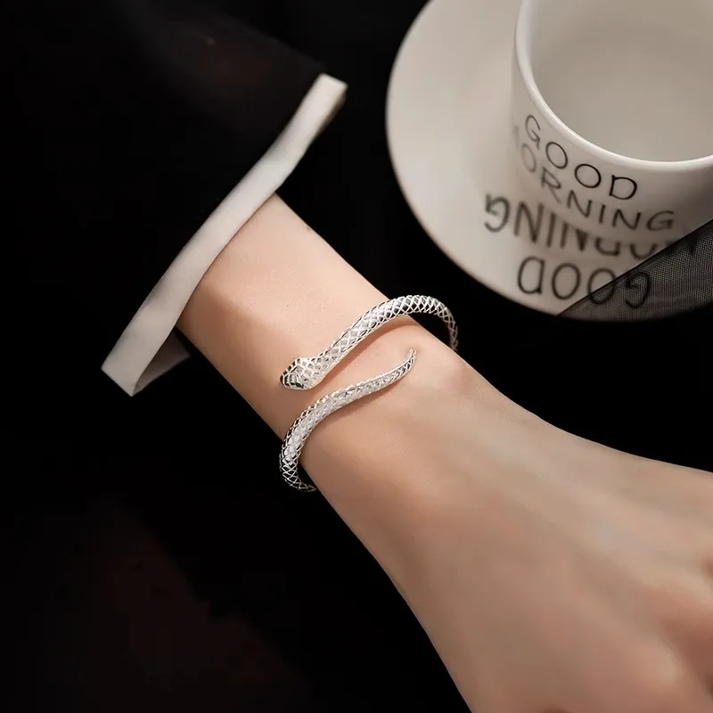 Hui Xuan Charm 999 Fine Silver Bangles Women's-4