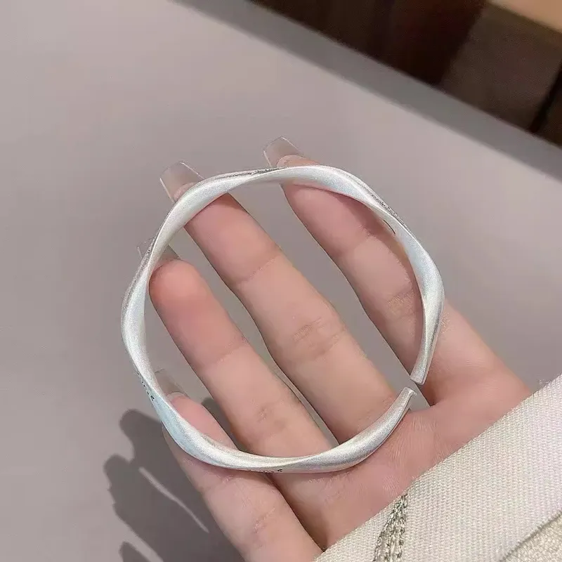 Hui Xuan Charm 999 Fine Silver Bangles Women's-5