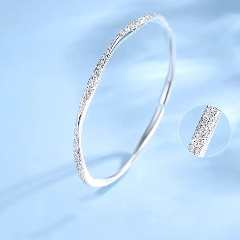 Hui Xuan Charm 999 Fine Silver Bangles Women's-3