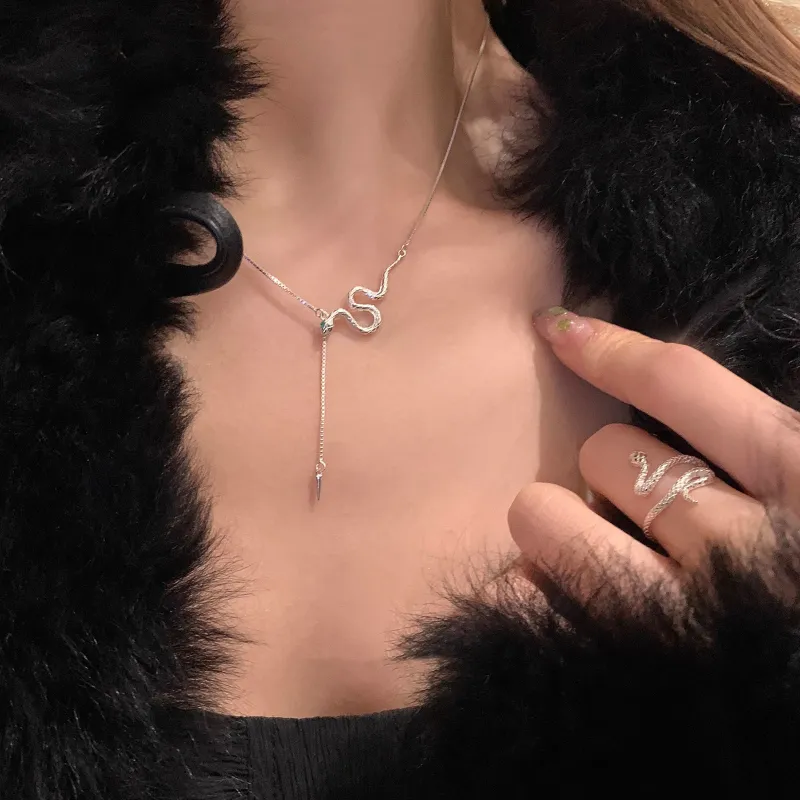 Hui Xuan Charm Foot Silver 990 Necklaces Women's-1