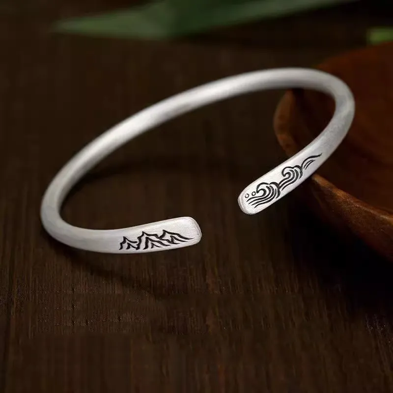 Hui Xuan Charm 999 Fine Silver Sterling Silver Bracelets Unisex-1