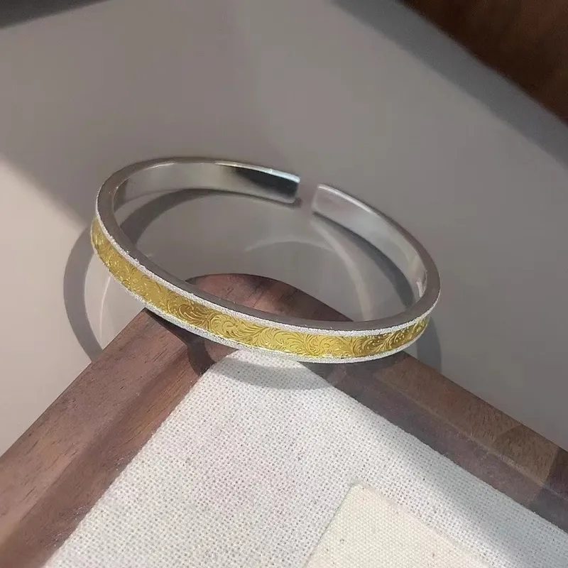 Hui Xuan Charm 999 Fine Silver Bangles Women's-4