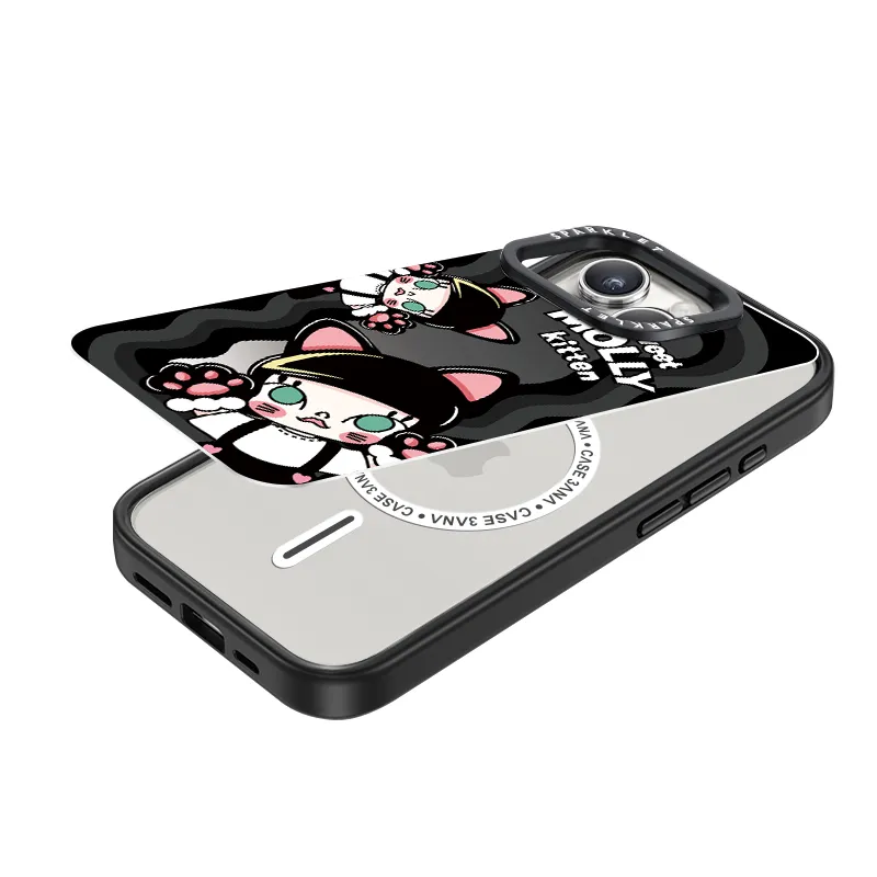 MSMF Acrylic Material Phone Cases Compatible With Apple 14 PRO/16 PLUS/15/13 PROMAX/12 Trendy-1