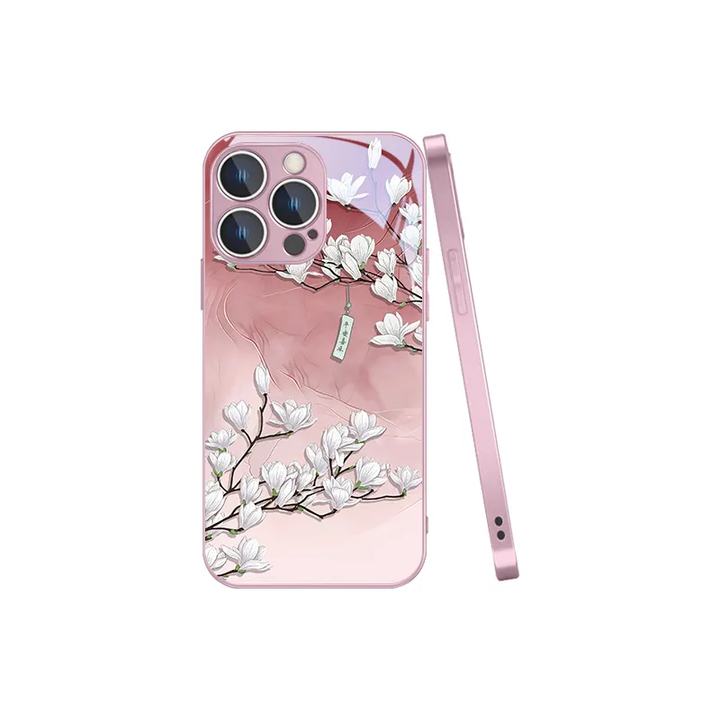 MSMF Glass Material Phone Cases Compatibility With Apple/Apple 13/16 Pro/14/15 Plus/12 Pro Max/11/XS/X Refreshing-4