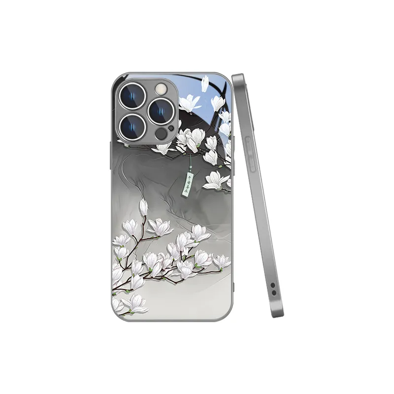 MSMF Glass Material Phone Cases Compatibility With Apple/Apple 13/16 Pro/14/15 Plus/12 Pro Max/11/XS/X Refreshing-10