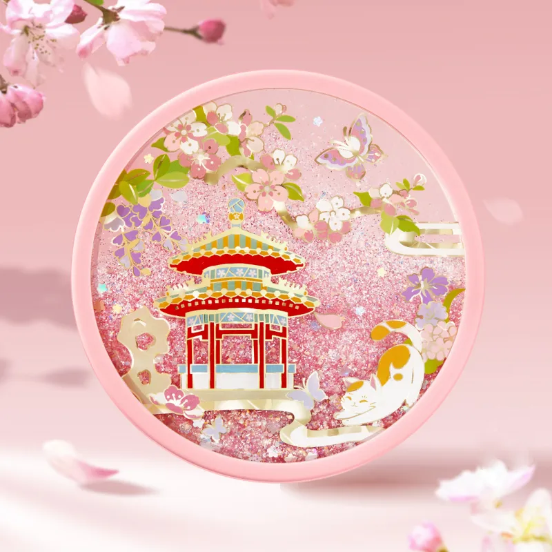 Gongtingbaobei The Forbidden City All Season Mini Scenery Quicksand Coasters Museum Cultural Creativity Acrylic Stands-1