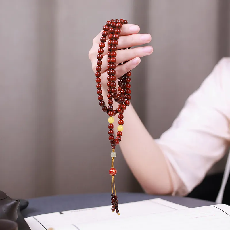 Moon Seal Hundred Rivers Rosewood Bracelets Unisex-6