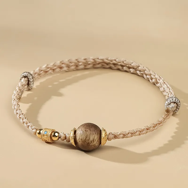 Moon Seal Hundred Rivers Fragrance Agarwood Bracelets Unisex-8