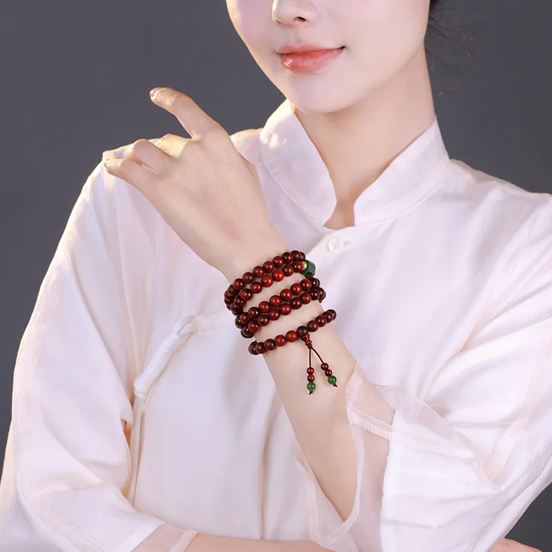 Moon Seal Hundred Rivers Rosewood Bracelets Unisex-3