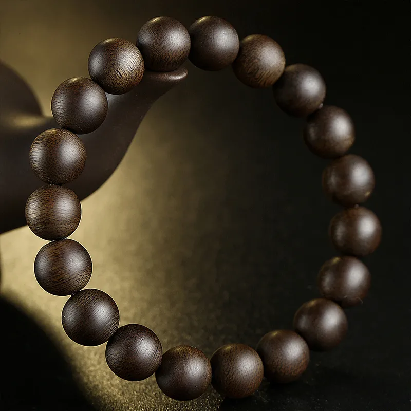 Moon Seal Hundred Rivers Fragrance Agarwood Precious Wood Bracelets Unisex-1
