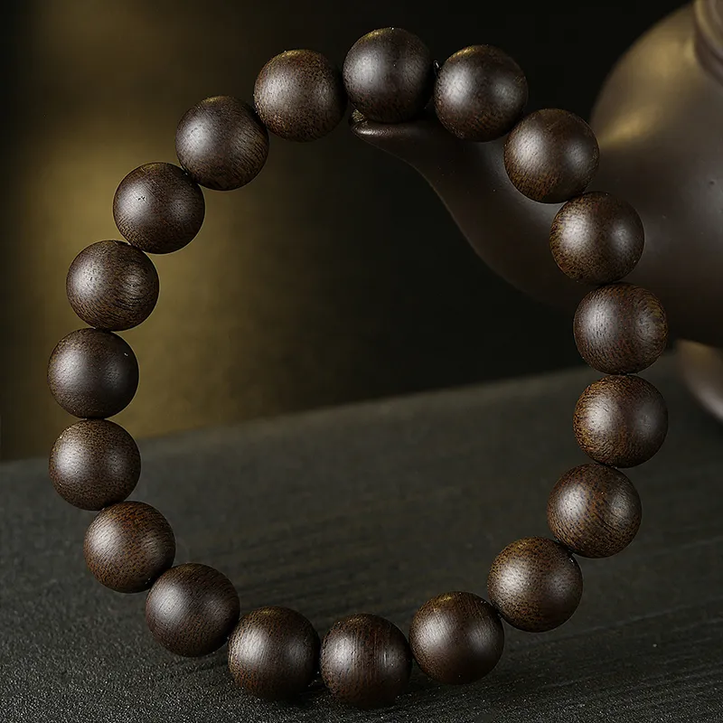 Moon Seal Hundred Rivers Fragrance Agarwood Precious Wood Bracelets Unisex-2