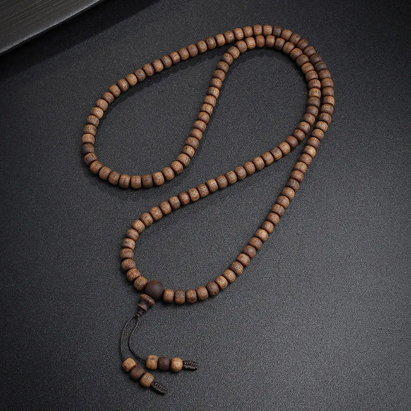 Moon Seal Hundred Rivers Fragrance Agarwood Precious Wood Bracelets Unisex-6