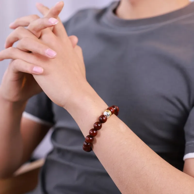 Moon Seal Hundred Rivers Rosewood Bracelets Unisex-4