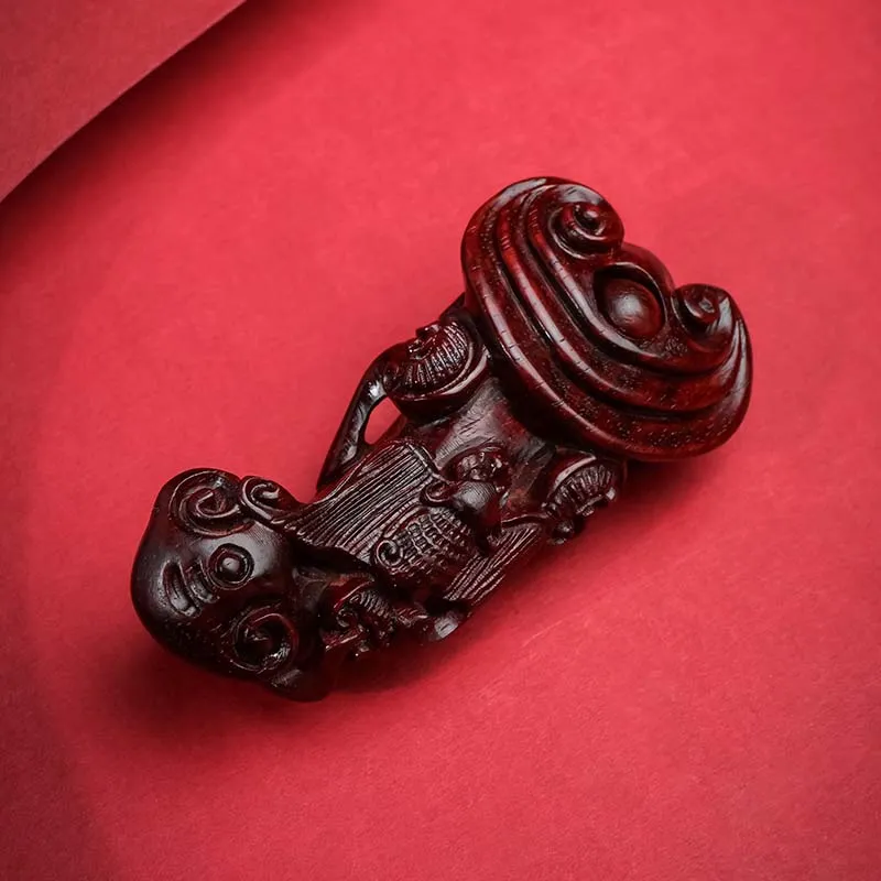 Moon Seal Hundred Rivers Rosewood Precious Wood Collectibles Unisex-2