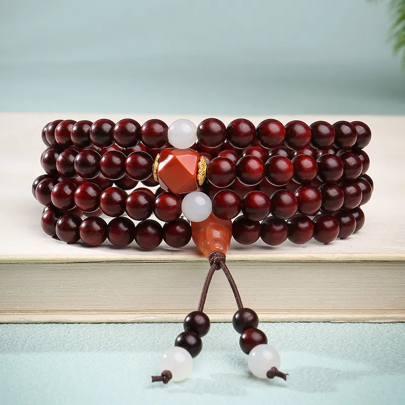 Moon Seal Hundred Rivers Rosewood Bracelets Unisex-2