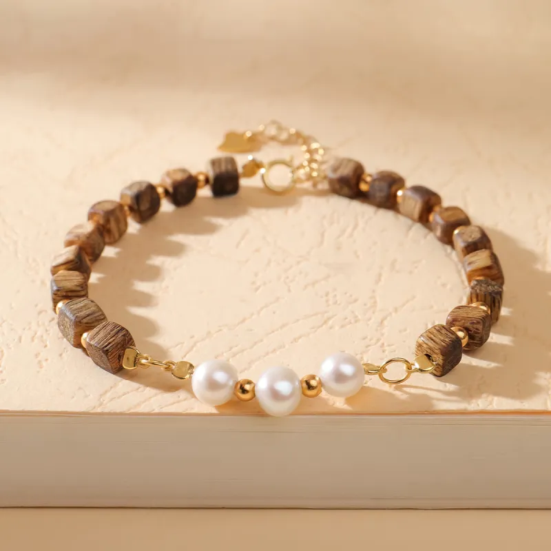 Moon Seal Hundred Rivers Fragrance Agarwood Bracelets Unisex-3
