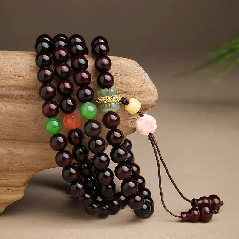 Moon Seal Hundred Rivers Rosewood Bracelets Unisex-2