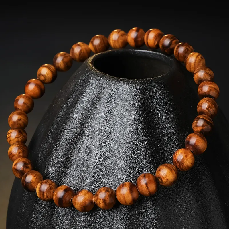 Moon Seal Hundred Rivers Huanghuali Bracelets Unisex-3
