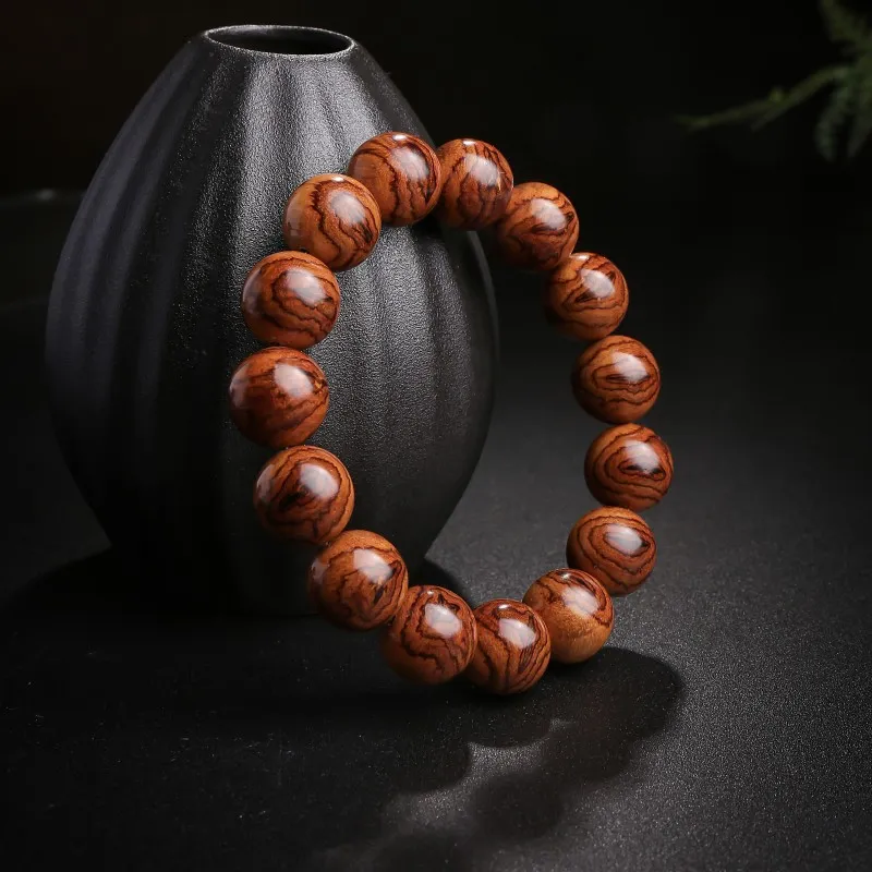 Moon Seal Hundred Rivers Huanghuali Bracelets Unisex-5