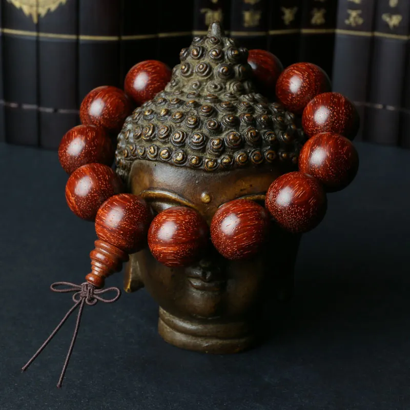 Moon Seal Hundred Rivers Rosewood Precious Wood Bracelets Unisex-3