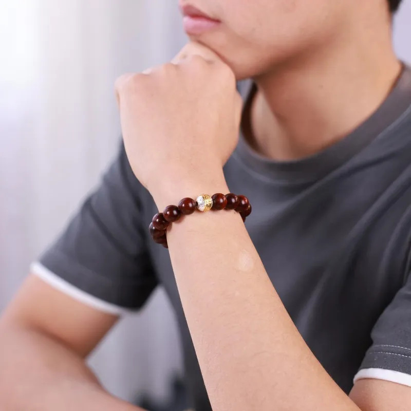 Moon Seal Hundred Rivers Rosewood Bracelets Unisex-3