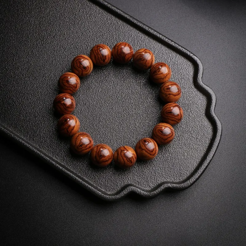 Moon Seal Hundred Rivers Huanghuali Bracelets Unisex-4