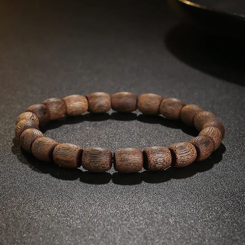 Moon Seal Hundred Rivers Fragrance Agarwood Precious Wood Bracelets Unisex-7