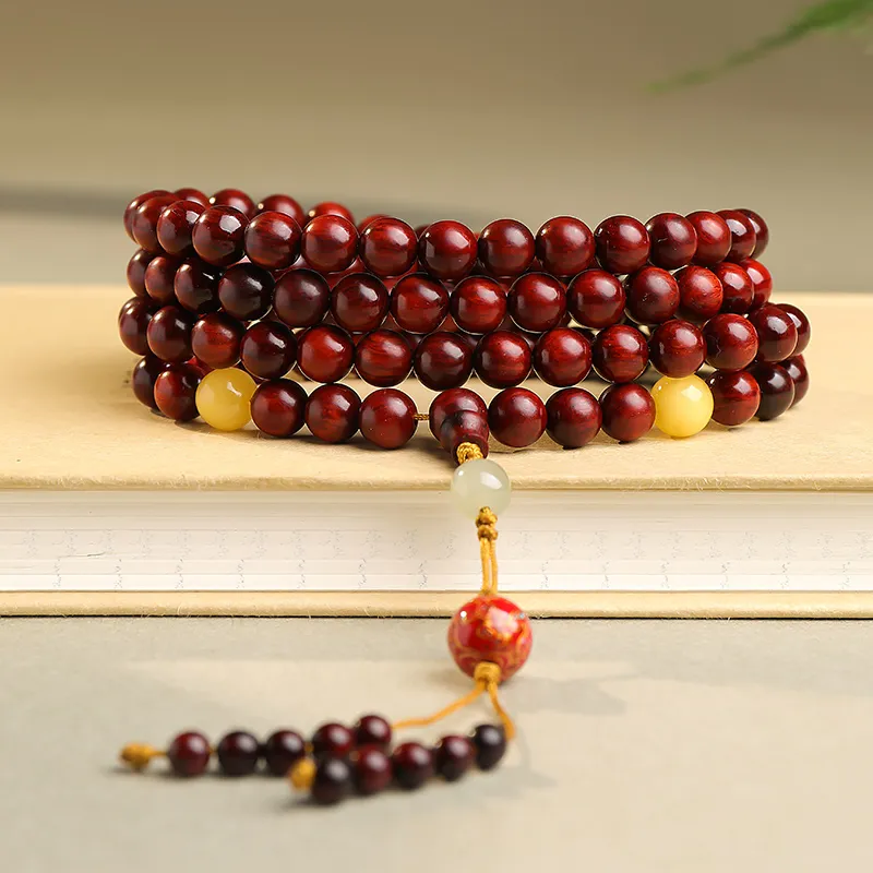 Moon Seal Hundred Rivers Rosewood Bracelets Unisex-3