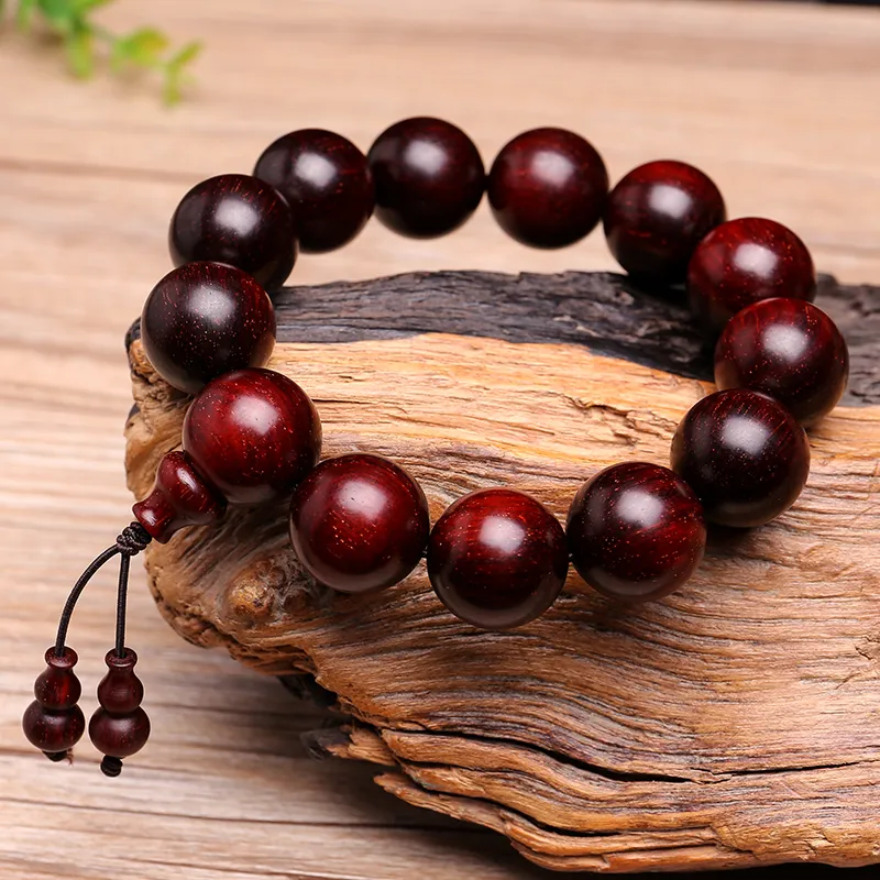 Moon Seal Hundred Rivers Rosewood Precious Wood Bracelets Unisex-4