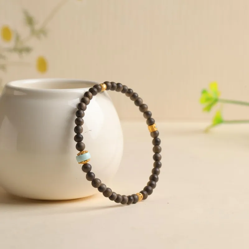 Moon Seal Hundred Rivers Fragrance Agarwood Bracelets Unisex-5