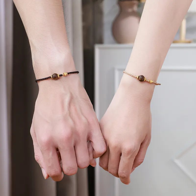 Moon Seal Hundred Rivers Fragrance Agarwood Bracelets Unisex-7