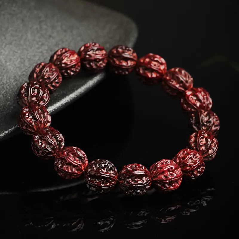 Moon Seal Hundred Rivers Rosewood Bracelets Unisex-3